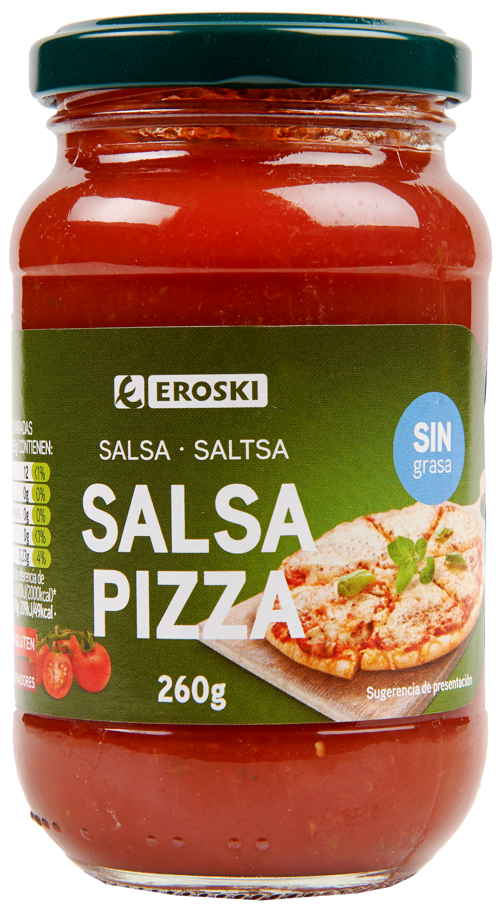 Nueva Salsa de Tomate para Pizza EROSKI