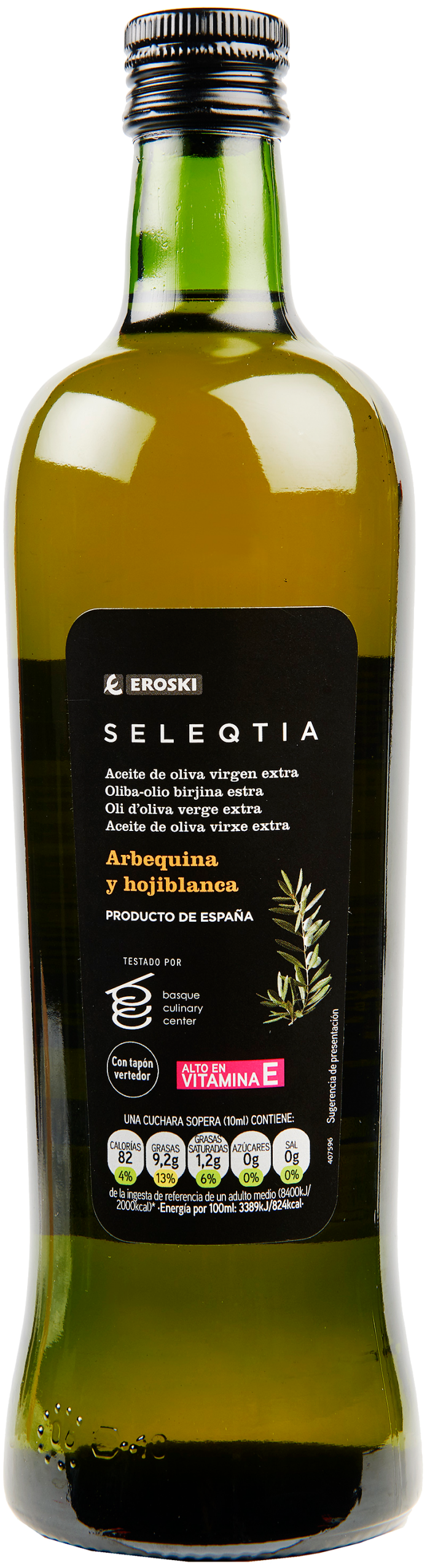  Aceite de oliva Eroski SELEQTIA