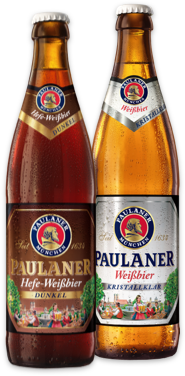 <span>PAULANER</span>Cerveza Hefe-Weissbier naturtrüb, Kristallklar o Dunkel, 0.5 L