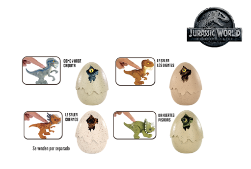 Huevos sorpresa Jurassic World