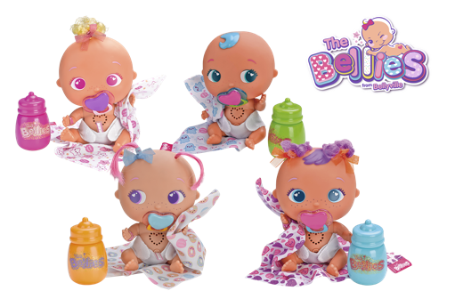The Bellies: Bobby -Boo!, Pinky- Twink!, Yumi -Yummy!, Muak- Muak!