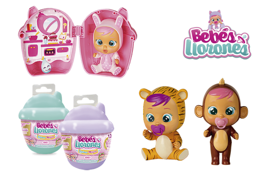 Bebés llorones lágrimas mágicas Bibe casita
