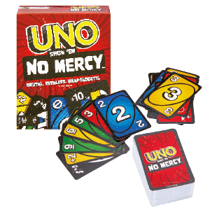 Karta jokoa UNO No Mercy - MATTEL GAMES
