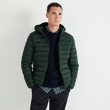 Chaqueta acolchada con capucha