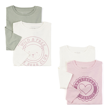 Pack 2 camisetas manga larga