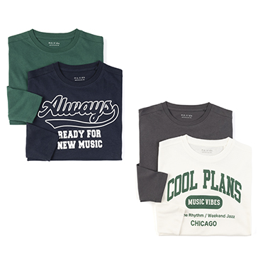 Pack 2 camisetas manga larga