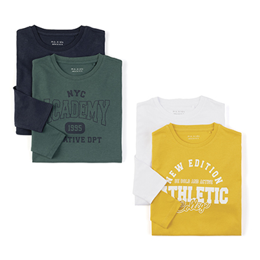 Pack 2 camisetas manga larga