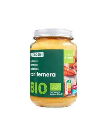 Hortalizas con ternera Natur BIO