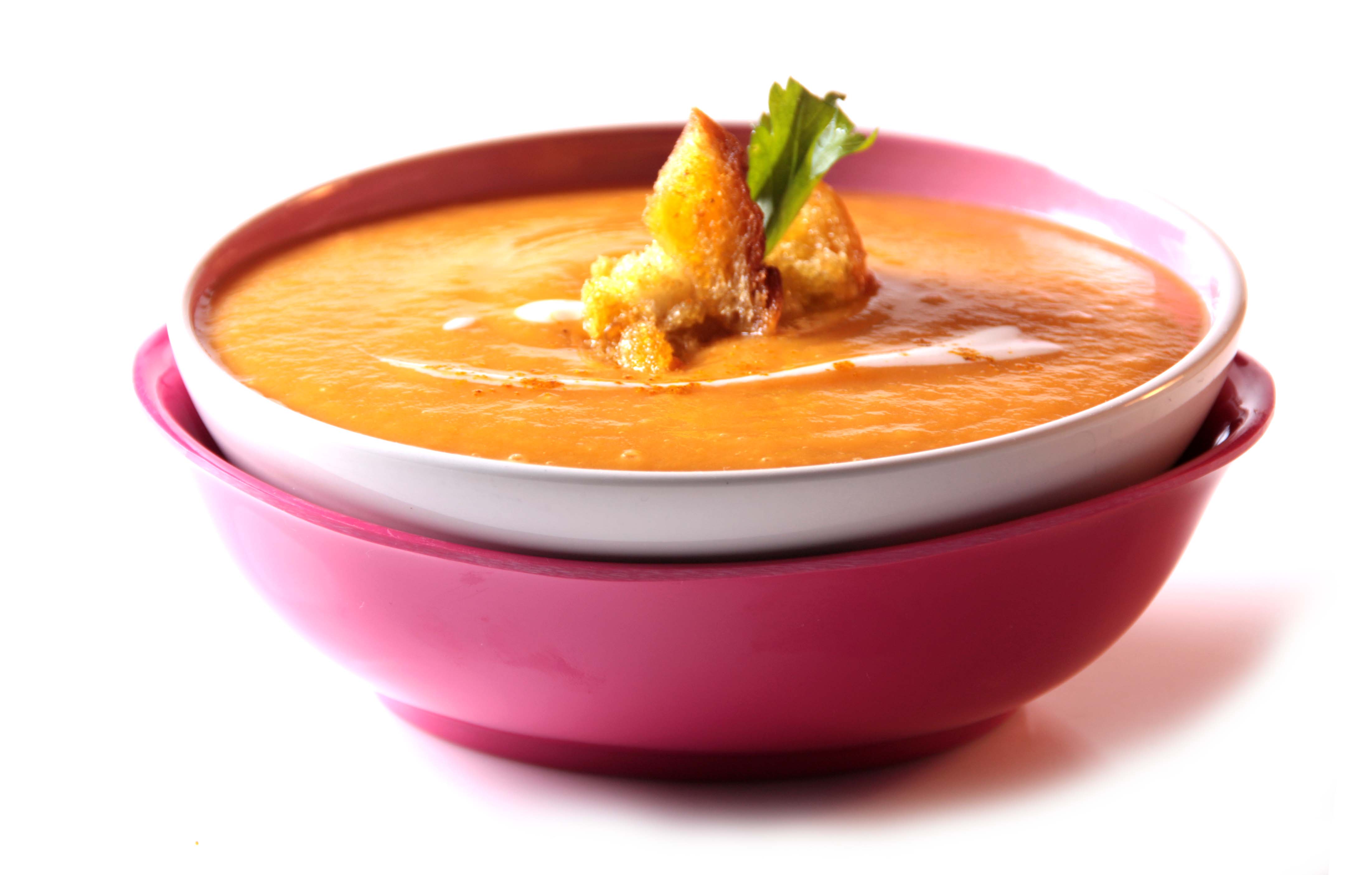 Crema de calabaza y curry