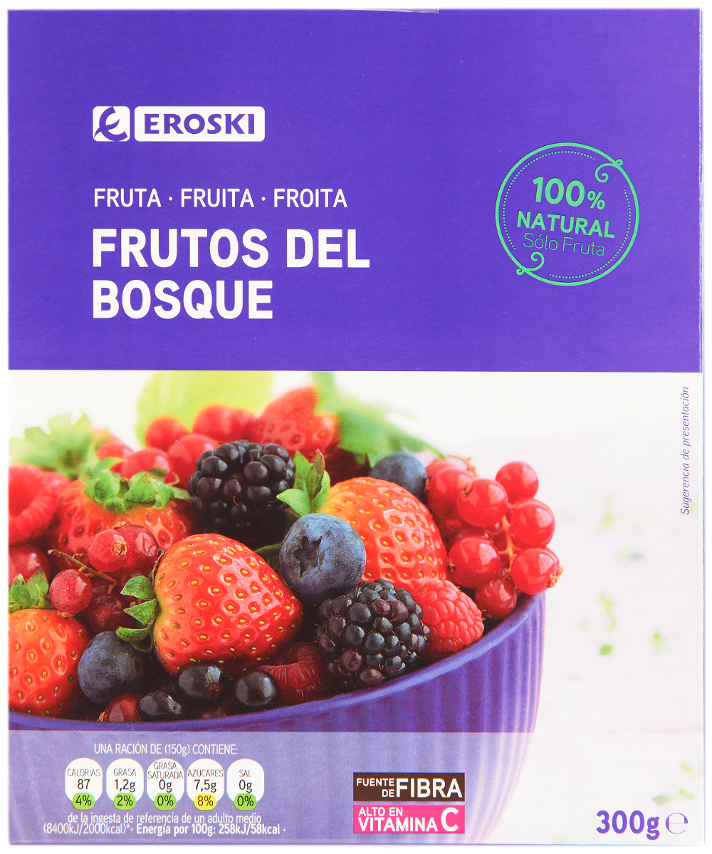frutos del bosque congelados