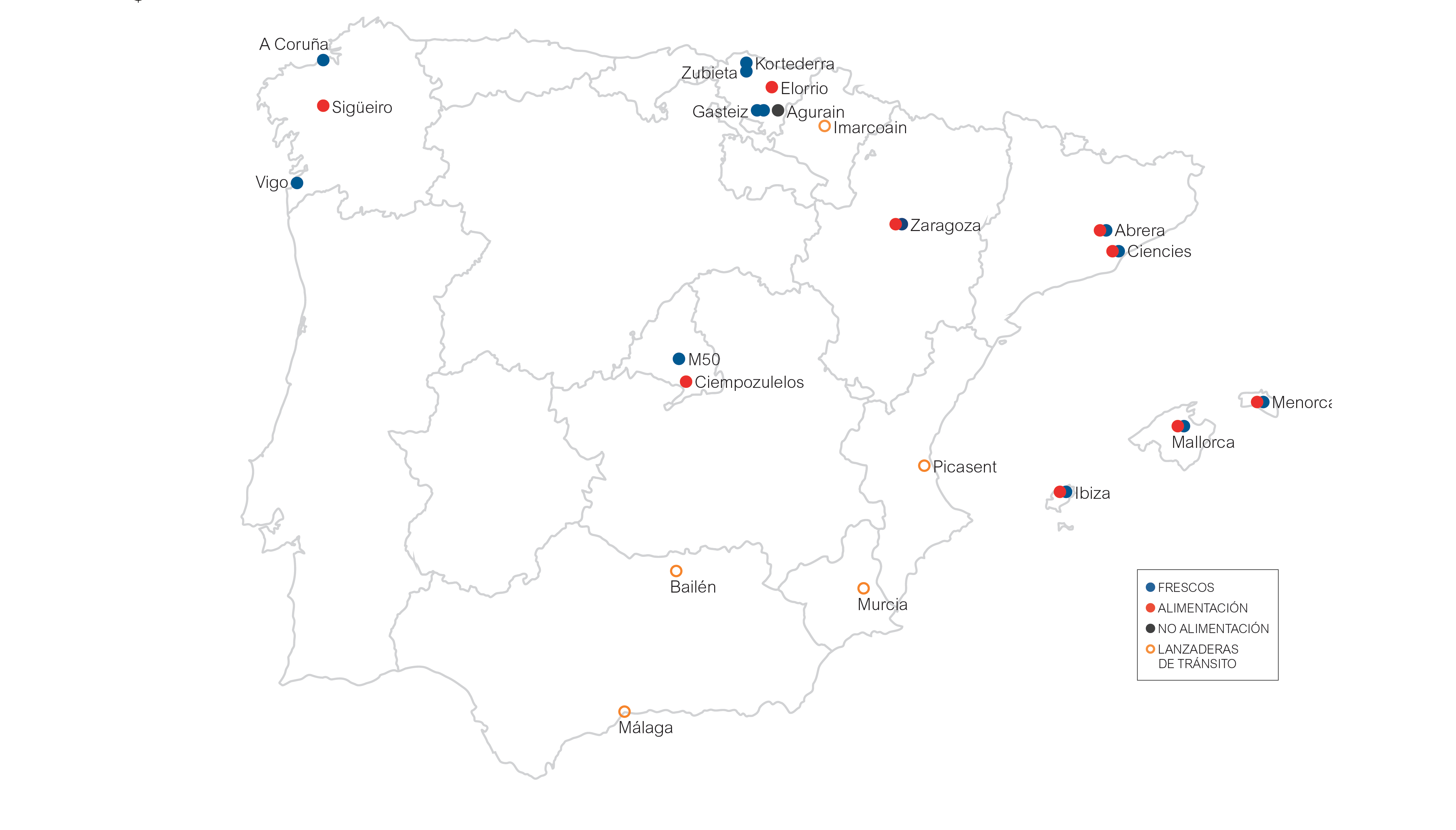 Mapa de plataformas logísticas - Memoria 2015