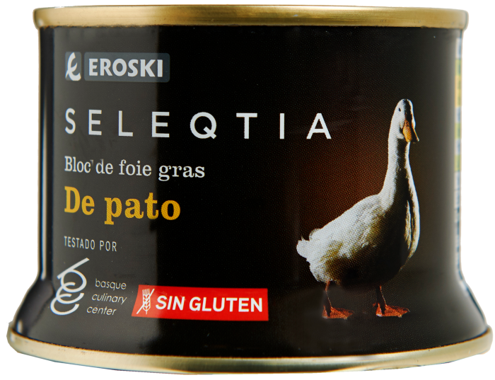Bloc de foie gras de pato Eroski SELEQTIA