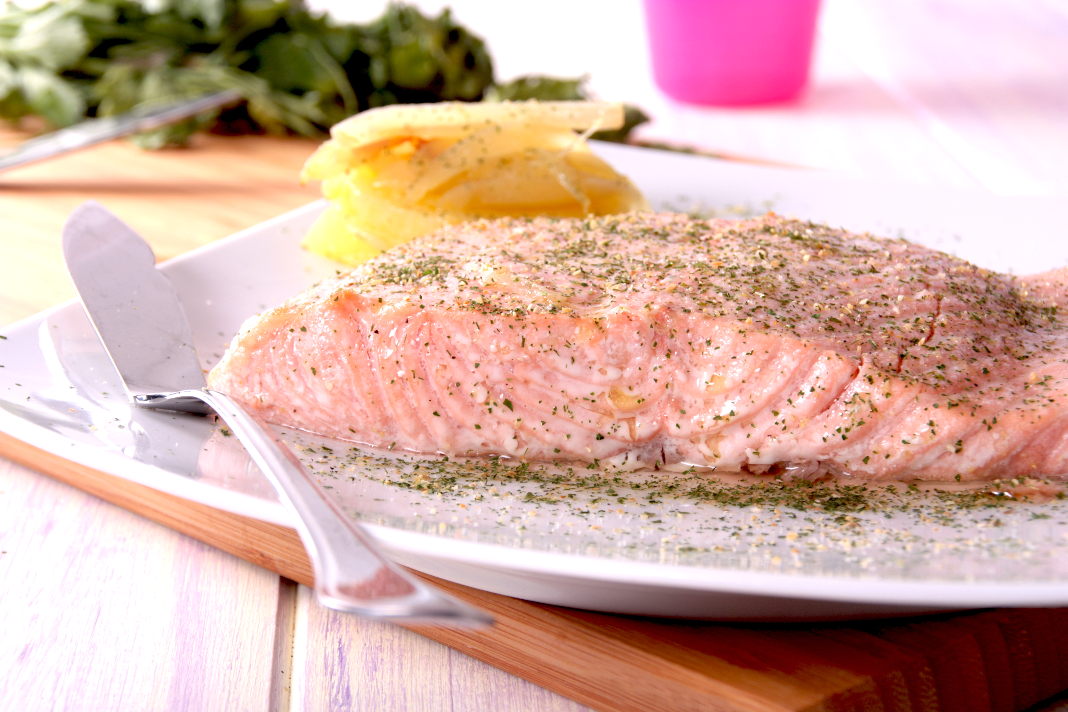 Salmón ao menú