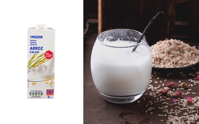 Nueva bebida de arroz EROSKI destaca por su gran digestibilidad