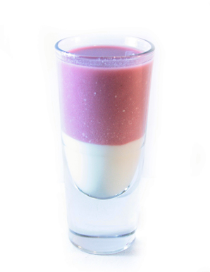 Batido fresquiño de sandía con iogur