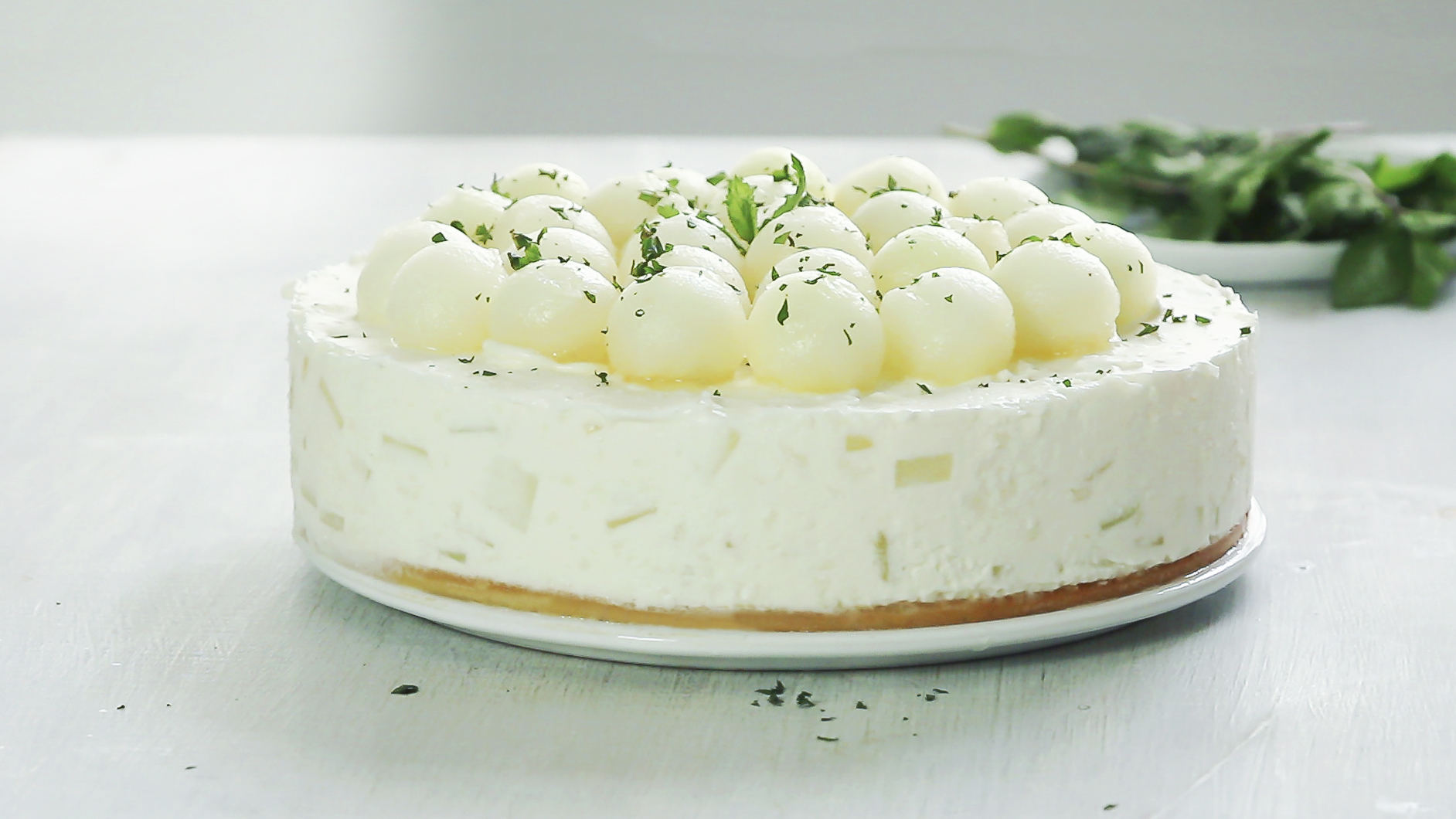 Meloi eta jogurt tarta hotza