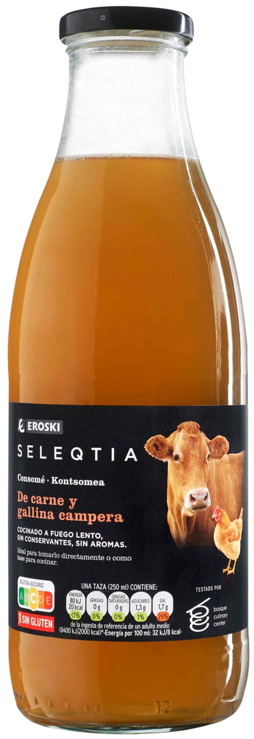 EROSKI SELQTIA Consomé de carne