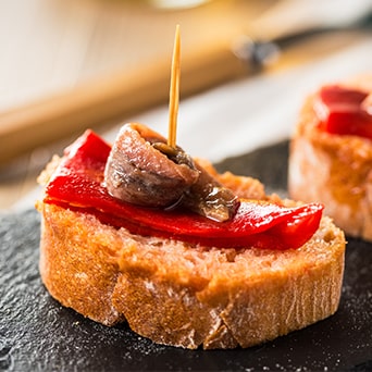 Anchoas en conserva, Referente gastronómico