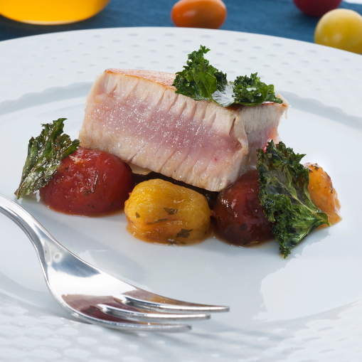Sopa de pescado con robot de cocina