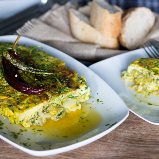 tortilla de bacalao