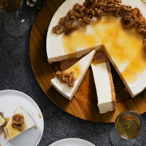 Tarta salada de idiazabal Eroski SELEQTIA con nueces
