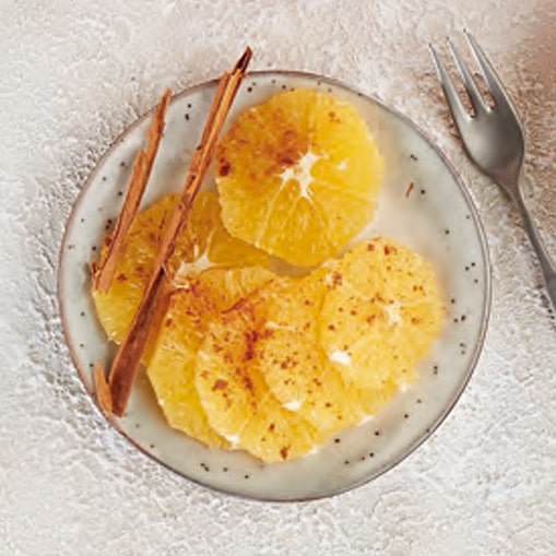 Naranjas a la canela