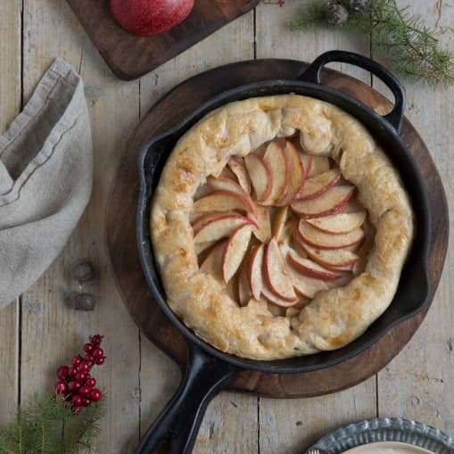 Galette de manzana con Sirope de Arce/o miel