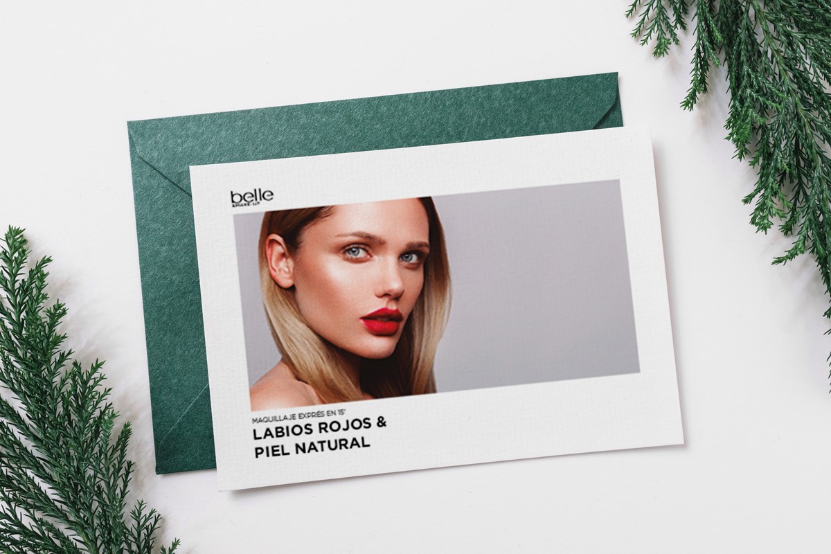 Maquillaje exprés especial Navidad con belle&MAKE-UP