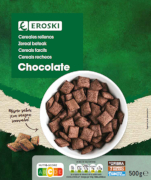 EROSKI Cereales rellenos de chocolate EROSKI