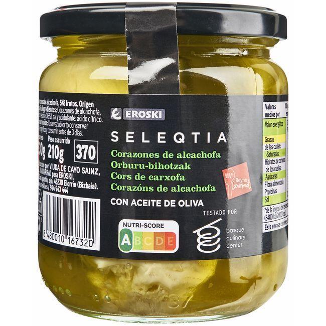 EROSKI SELEQTIA Alcachofa en aceite de oliva