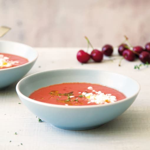 gazpacho de cerezas