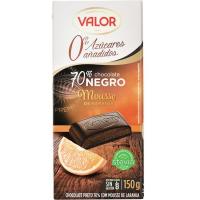 Valor Chocolate Mousse a la naranja sin azúcar VALOR, tableta 150 g
