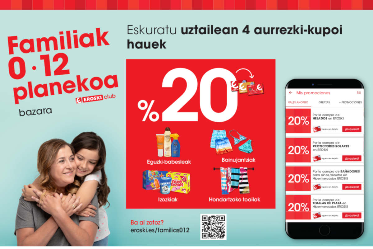 Eskuratu 4 aurrezki-kupoi, Familiak 0·12 Planekoa izateagatik
