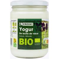 EROSKI BIO EROSKI BIO Yogur natural elaborado con leche de vaca 420 g
