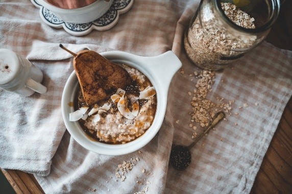 Porridge en el desayuno