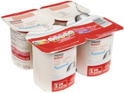 Yogurt natural EROSKI basic