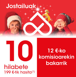 Jostailu finantziazio berezia