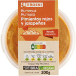 Hummus de pimiento rojo y jalapeño