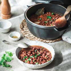 alubias pintas con verduras especiadas