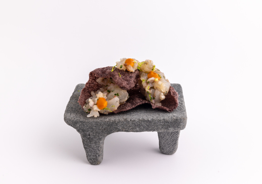 Saquitos de morcilla y manzana golden