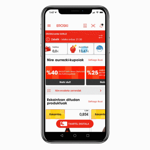 Orain gehiago eta hobeto EROSKI App-arekin.