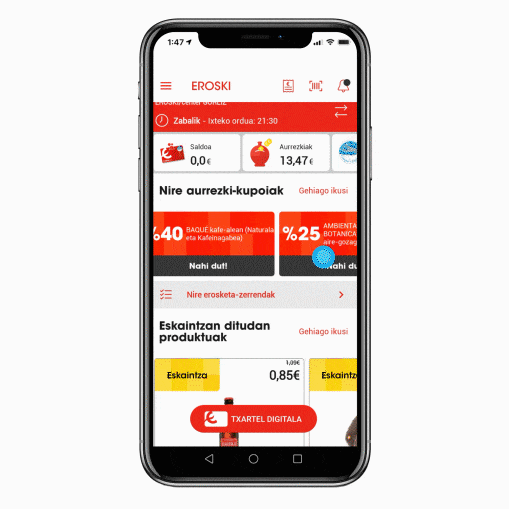 Orain gehiago eta hobeto EROSKI App-arekin.