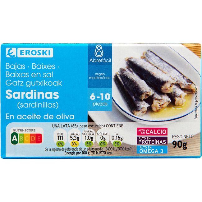 EROSKI Sardinilla baja en sal 