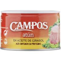 CAMPOS Atún en aceite de girasol, lata 400 g