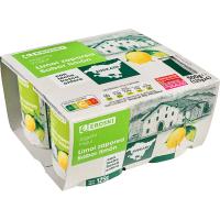 EROSKI Yogur sabor limón País Vasco, pack 4x125 g