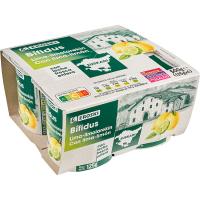 EROSKI Bífidus con lima limón País Vasco, pack 4x125 g