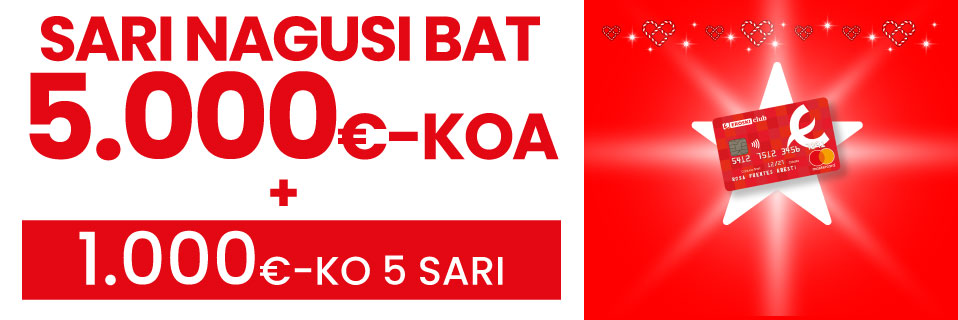 Aurtengo Gabonetan, sari hauetako bat zurea izan daiteke