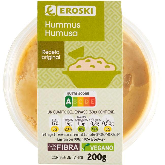 EROSKI Hummus con aceite de oliva