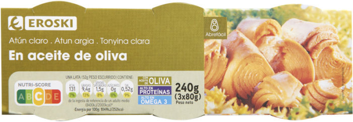atun etiqueta del atún