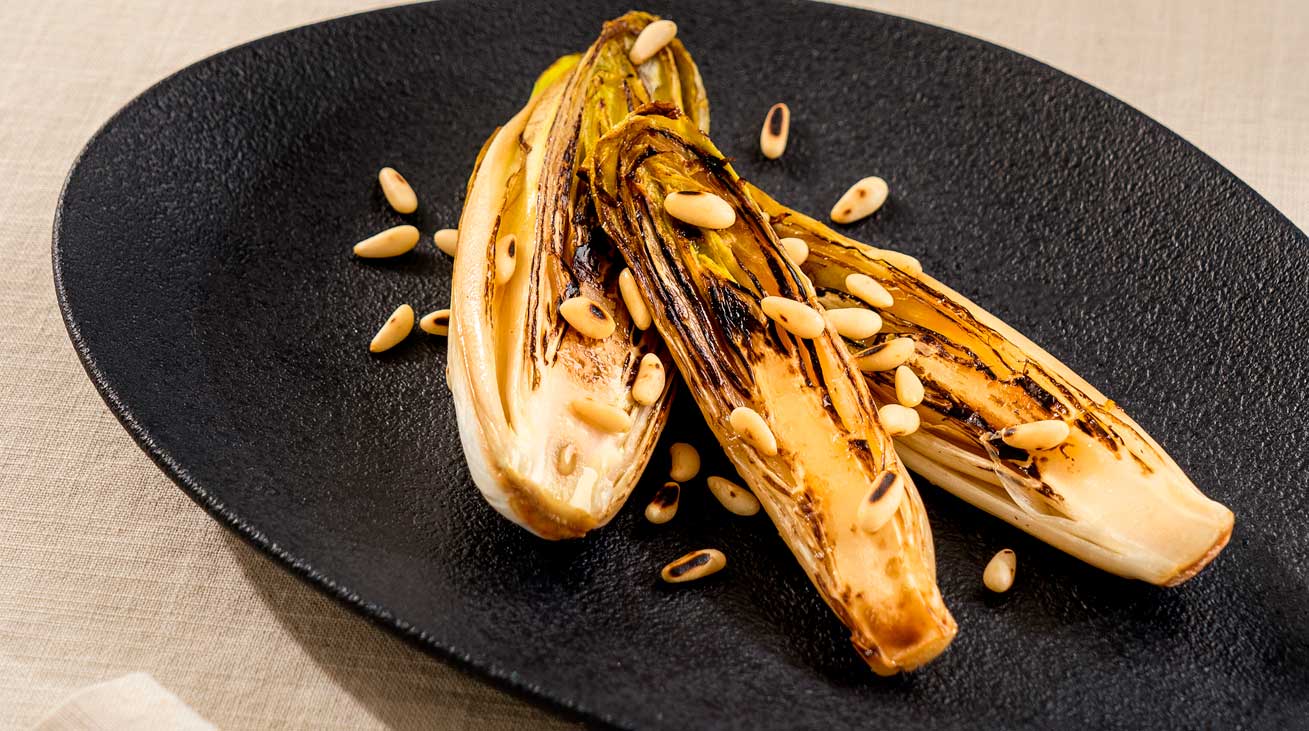 ENSALADA TEMPLADA DE BACALAO Y ESPINACAS